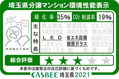 埼玉県分譲マンション環境性能表示