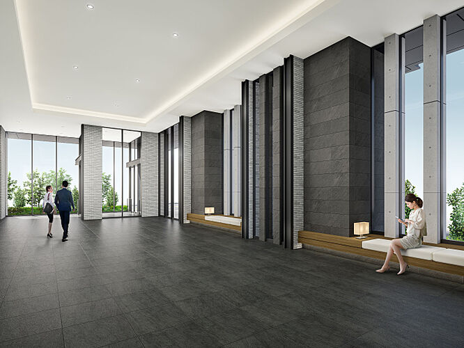 シティハウス調布小島町 エントランスホール完成予想図