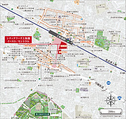 シティタワーズ上板橋イースト 現地案内図