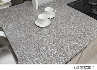 シティハウス京都二条城　南邸 天然石カウンタートップ