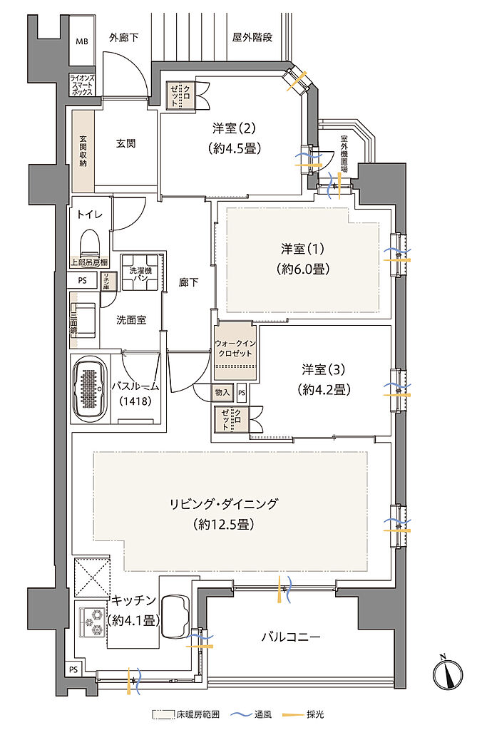 ザ・ライオンズ西川口 間取り I2