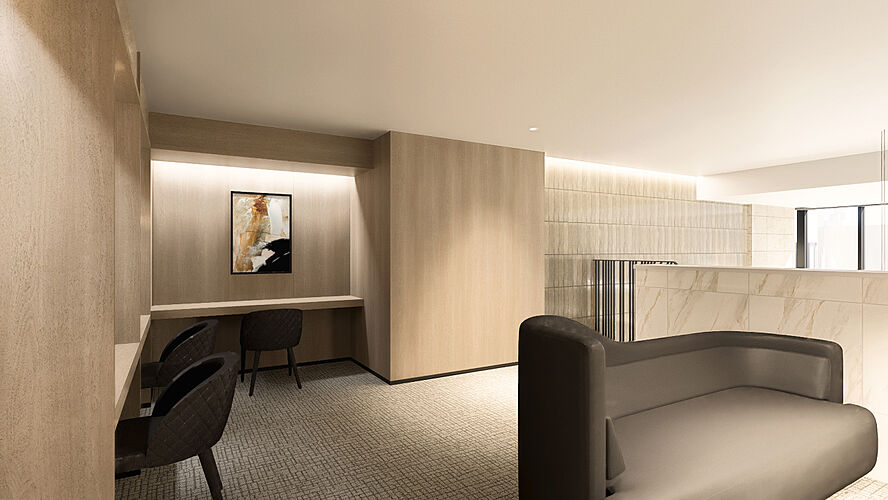 ザ・ライオンズ府中 ラウンジ完成予想図