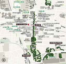 ザ・ライオンズ府中 現地案内図
