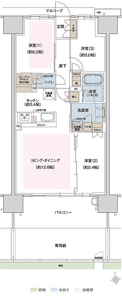 ウエリス島本 間取り SCg
