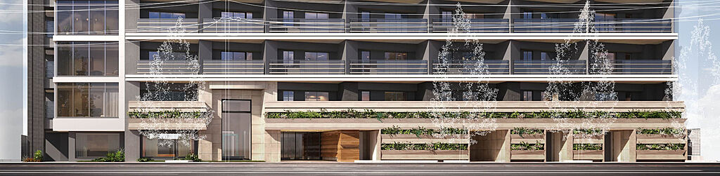 ブランズ京都河原町通 外観完成予想CG