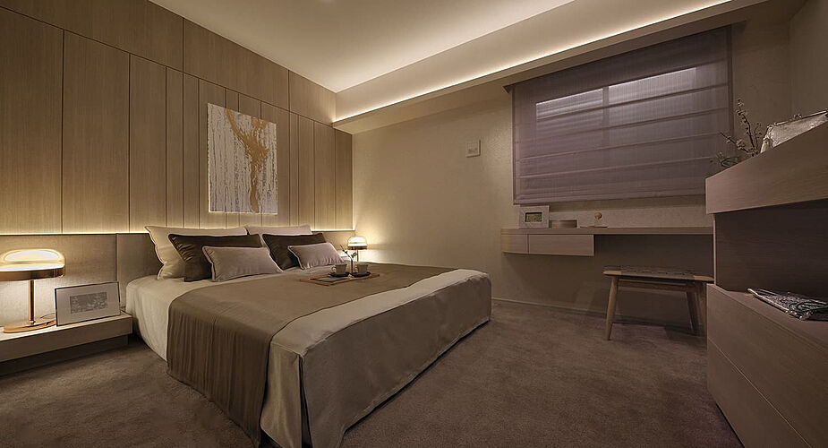 ブランズ京都河原町通 マスターベッドルーム（Cタイプ）