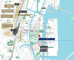 ブランズシティ品川ルネ キャナル 現地案内図