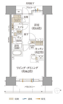 Brillia Tower 神戸駅前 間取り F