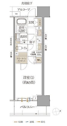 Brillia Tower 神戸駅前 間取り E