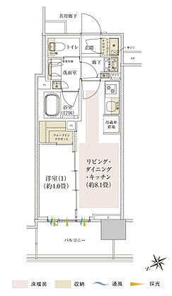 Brillia Tower 千葉 間取り U