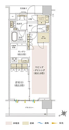 Brillia Tower 千葉 間取り W