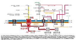 プラウド川崎アベニュー ( 第1期 4次 ) アクセス図