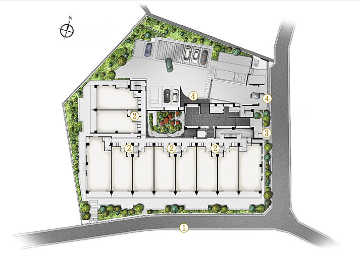 プラウド美しが丘ヒルサイド 共用部