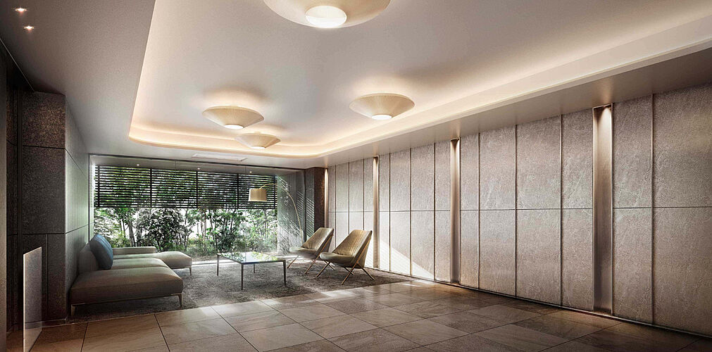 プラウド八事清水ケ岡 ( 第3期 ) エントランスラウンジ完成予想図