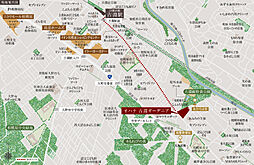 オハナ 古淵ガーデニア ( 第1期 4次 ) 現地案内図