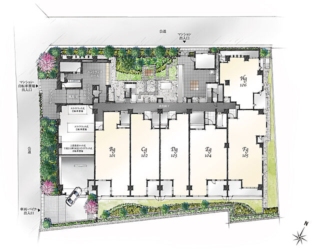 プラウド住吉本町一丁目 共用部