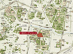 三田ガーデンヒルズ 現地案内図