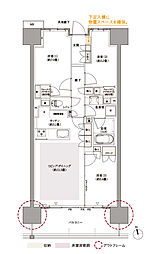[73C] ■ウォールドア
■フルオープンキッチン
■2つのウォークインクロゼット
■下足入横に物置スペース