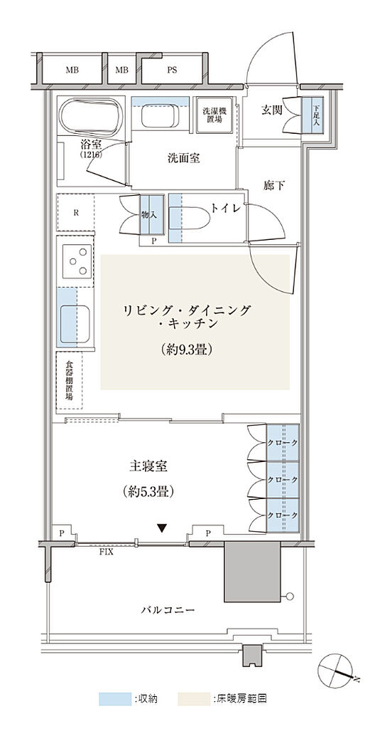 パークシティ小岩　ザ　タワー 間取り 36Ed