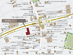 パークホームズ一社 現地案内図