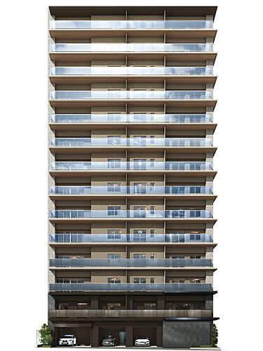 パークホームズ入谷 外観完成予想CG