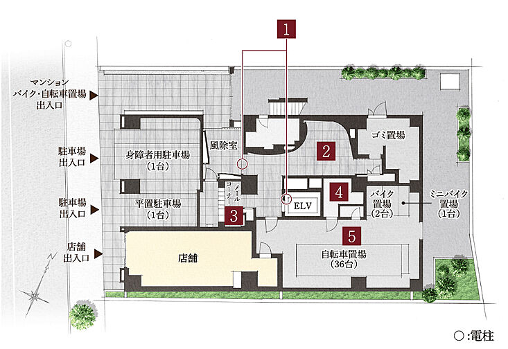パークホームズ文京白山ヒルテラス 共用部