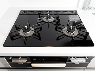 パークホームズ日本橋人形町三丁目 3ロガラストップガスコンロ