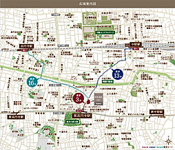 パークホームズ東高円寺 現地案内図