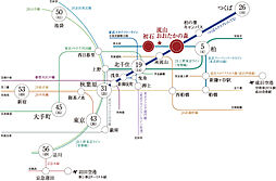 パークホームズ流山おおたかの森ソライエ アクセス図