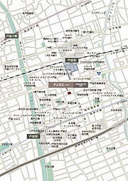 パークホームズ芦屋茶屋之町　桜憬邸 現地案内図