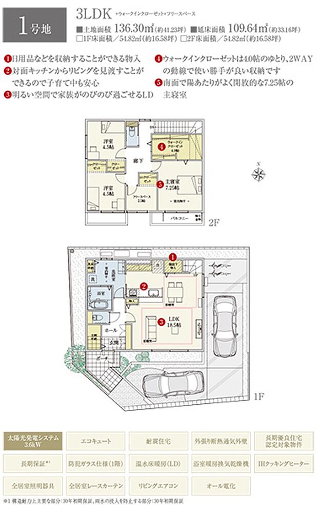 ［プラン図］※図面に基づいて描いているのでプラン及び外構・植栽については、実際とは多少異なる場合があります。また、車・自転車・家具・家電・備品等は販売価格に含まれません。