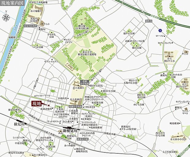 ※付近案内図