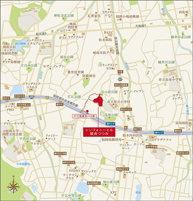 ※付近案内図