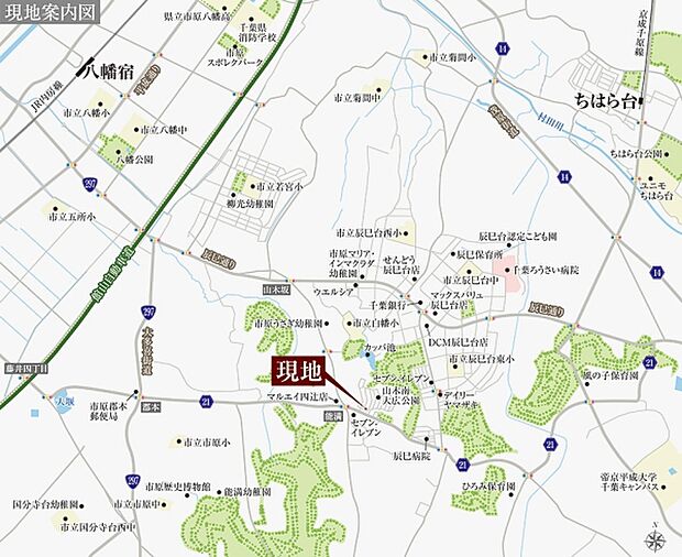 ※付近案内図