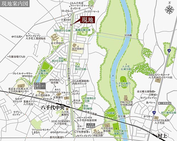 ※付近案内図