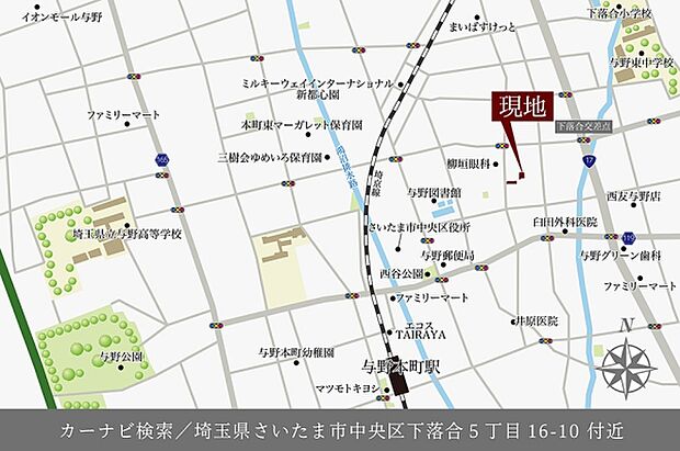 ※付近案内図