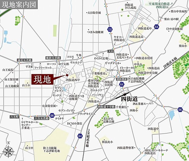 ※付近案内図