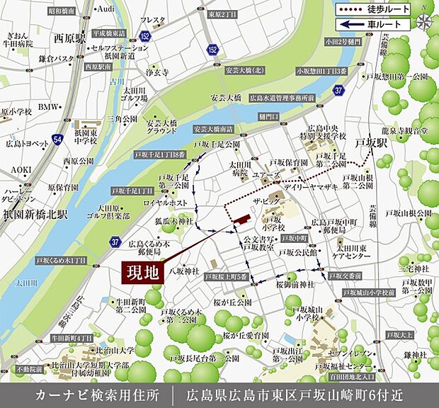 ※付近案内図