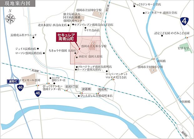 ※付近案内図