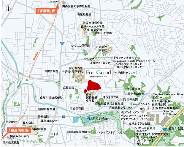 ※付近案内図