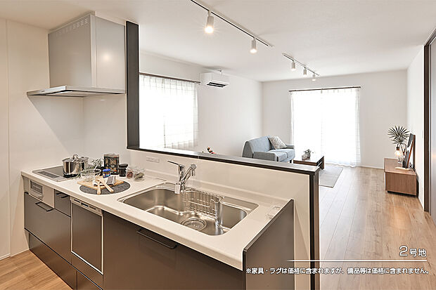 【2号地 キッチン】2号地