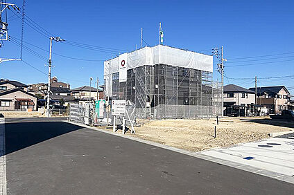 3号地 前面道路含む現地写真