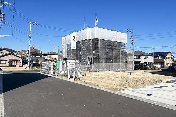 【3号地 前面道路含む現地写真】3号地