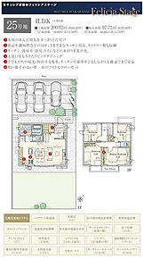 間取・外構植栽図は設計図書を基に描き起こしたもので実際とは多少異なる場合があります。 家具・家電・備品・車・自転車等は価格に含まれません。 