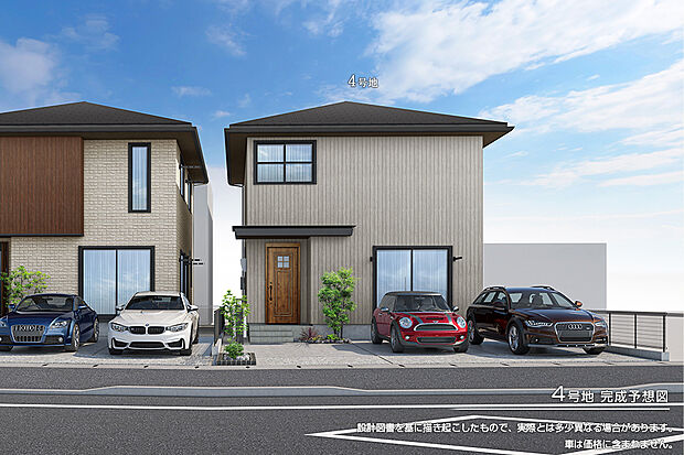 【4号地 外観】完成予想図
