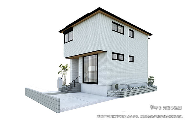 【3号地 外観】完成予想図