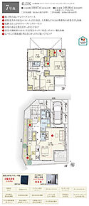 間取・外構植栽図は設計図書を基に描き起こしたもので実際とは多少異なる場合があります。 家具・家電・備品・車・自転車等は価格に含まれません。 
