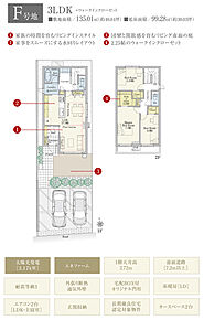 間取・外構植栽図は設計図書を基に描き起こしたもので実際とは多少異なる場合があります。 家具・家電・備品・車等は価格に含まれません。 