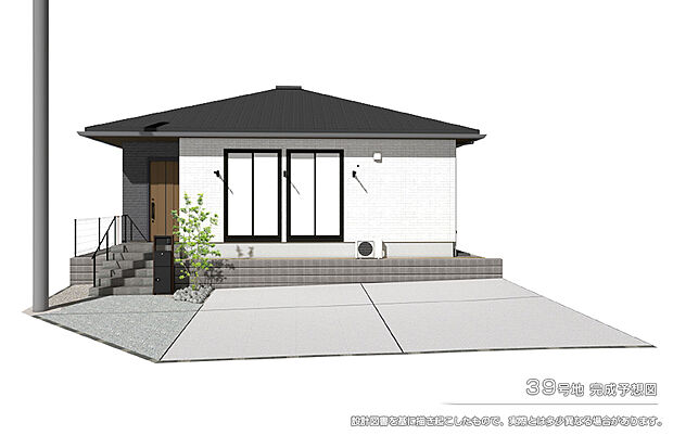 【39号地 庭・外構】完成予想図