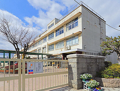 広島市立大洲中学校 約1100m